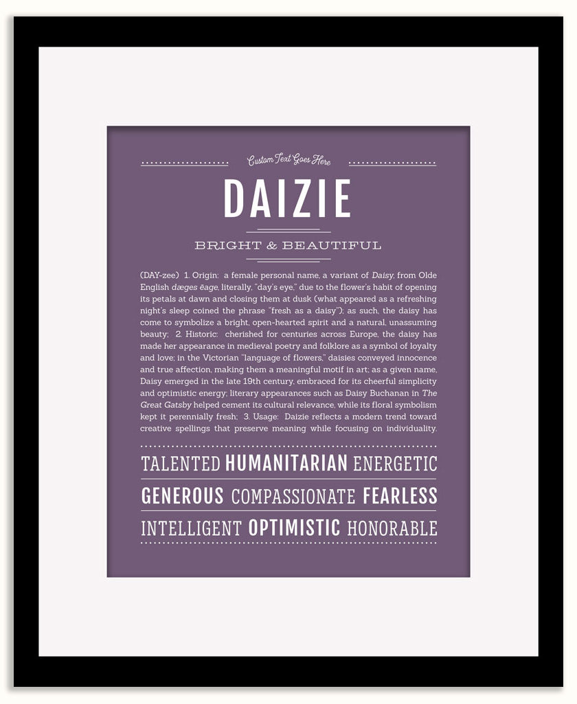 Daizie | Name Art Print