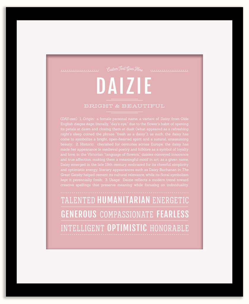 Daizie | Name Art Print