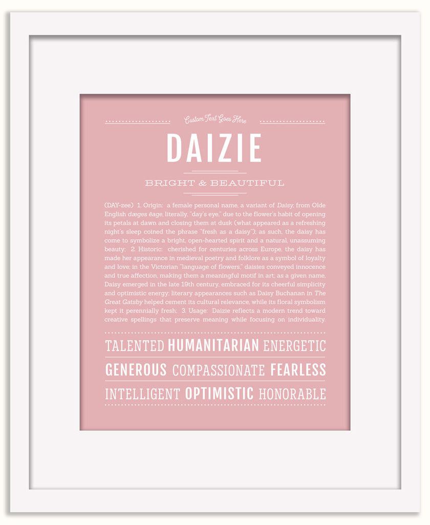 Daizie | Name Art Print