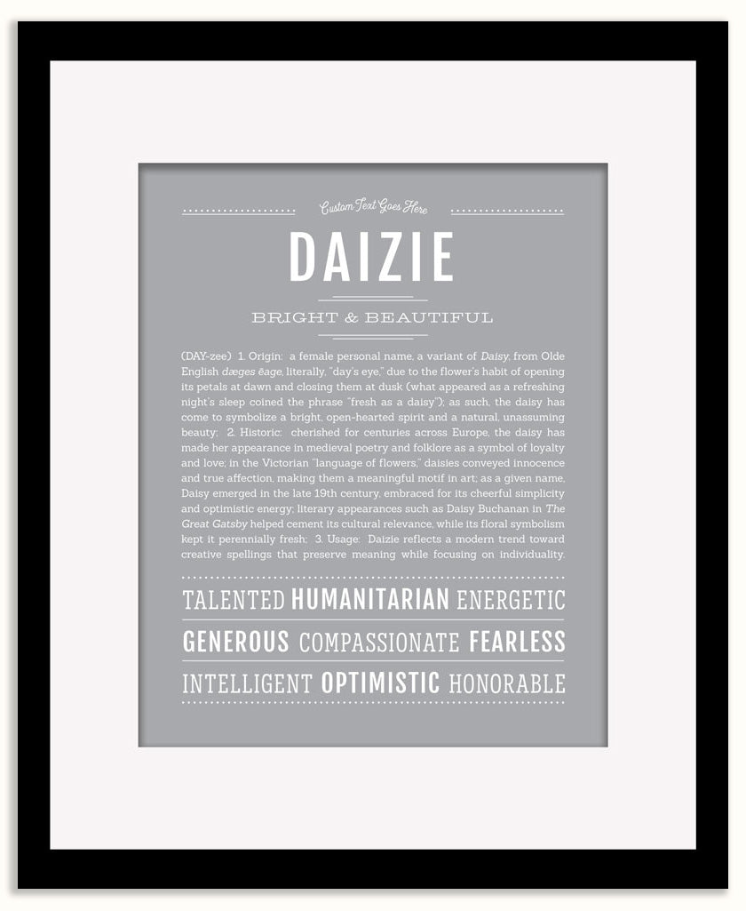 Daizie | Name Art Print