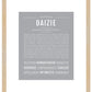 Daizie | Name Art Print