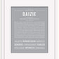 Daizie | Name Art Print