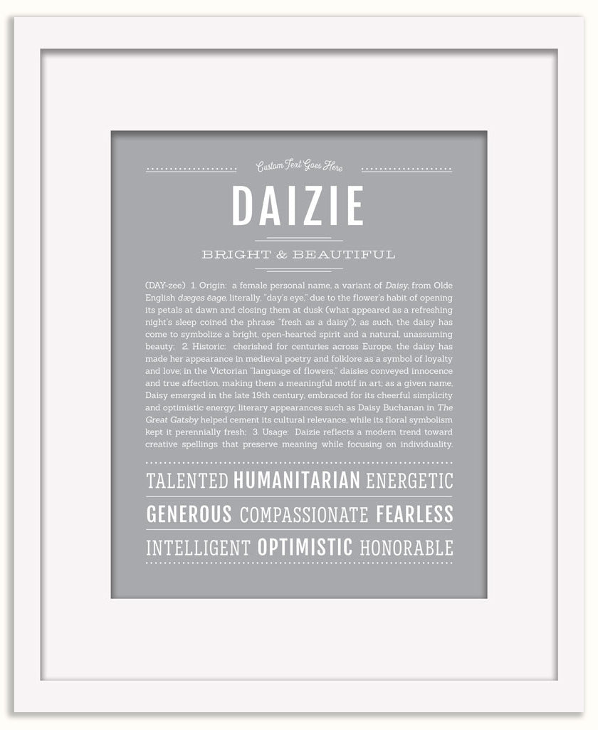 Daizie | Name Art Print