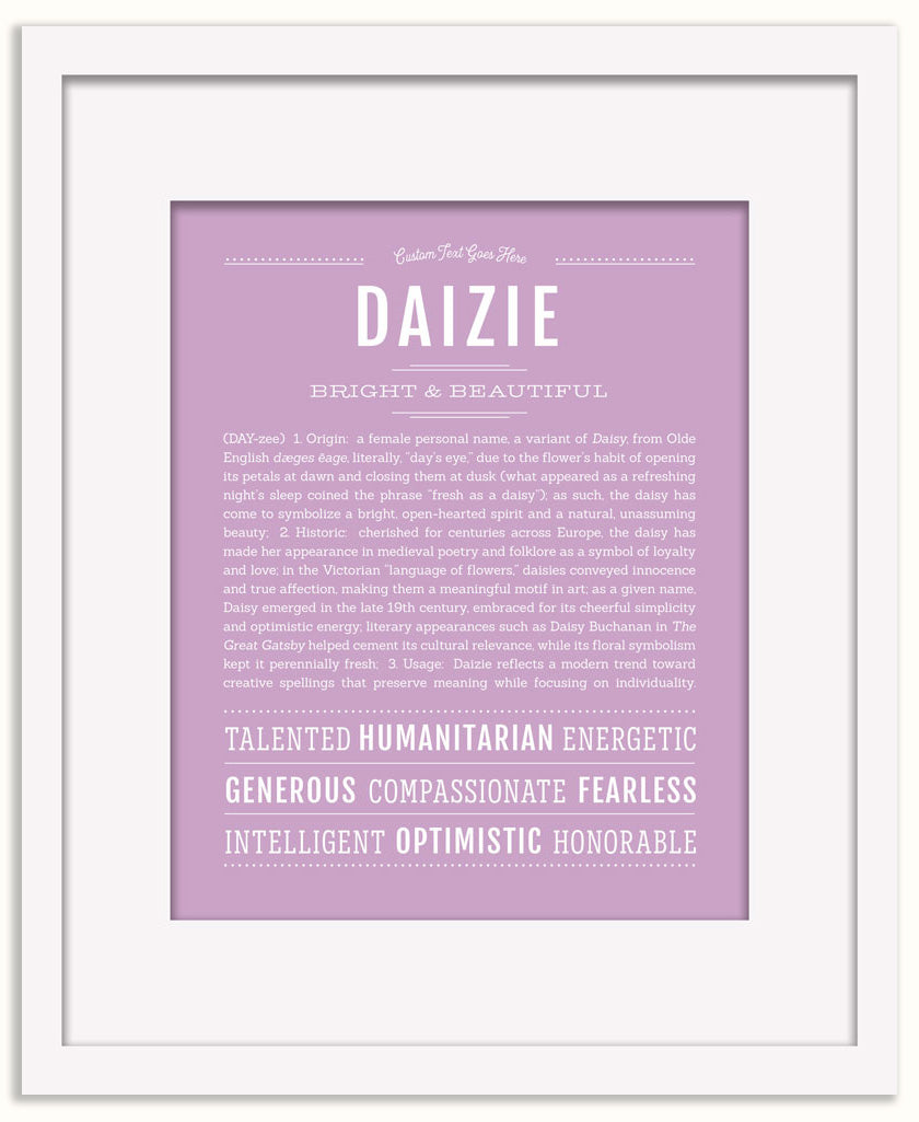 Daizie | Name Art Print