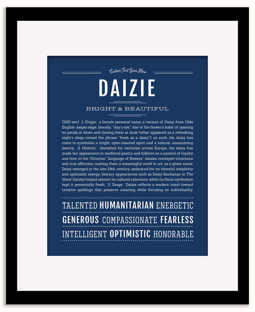 Daizie | Name Art Print