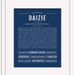 Daizie | Name Art Print