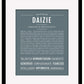 Daizie | Name Art Print