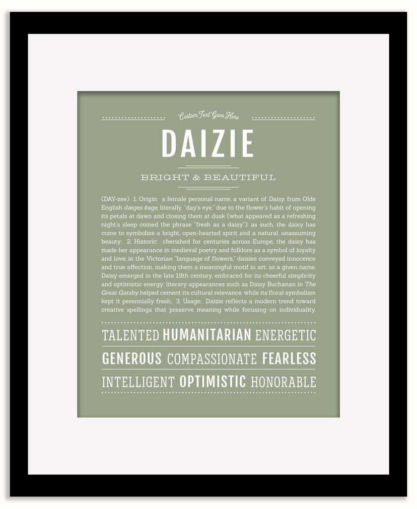 Daizie | Name Art Print