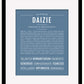 Daizie | Name Art Print