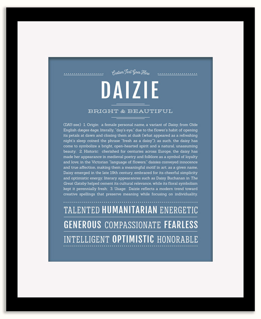 Daizie | Name Art Print