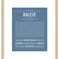 Daizie | Name Art Print
