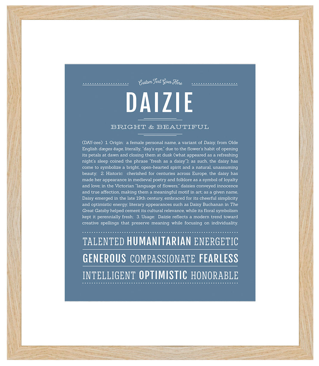 Daizie | Name Art Print