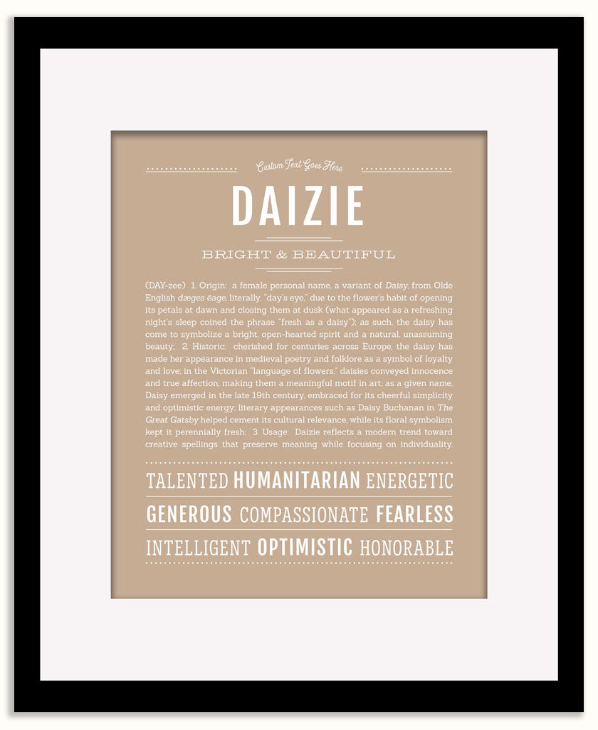 Daizie | Name Art Print