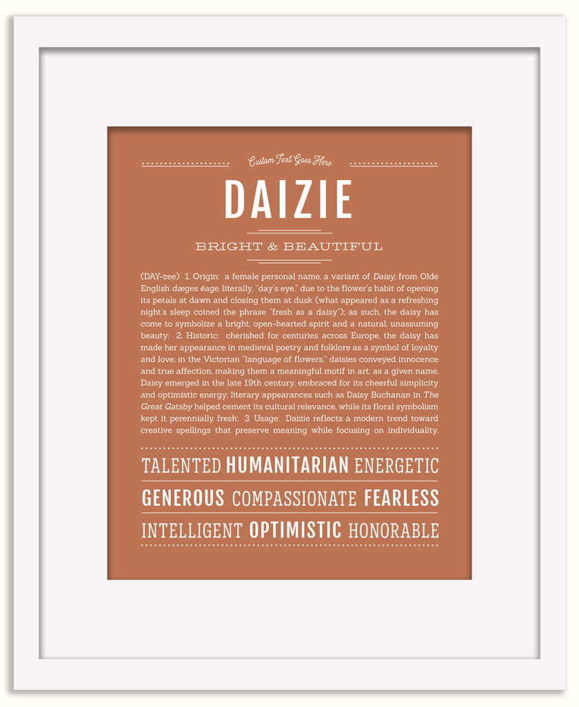 Daizie | Name Art Print