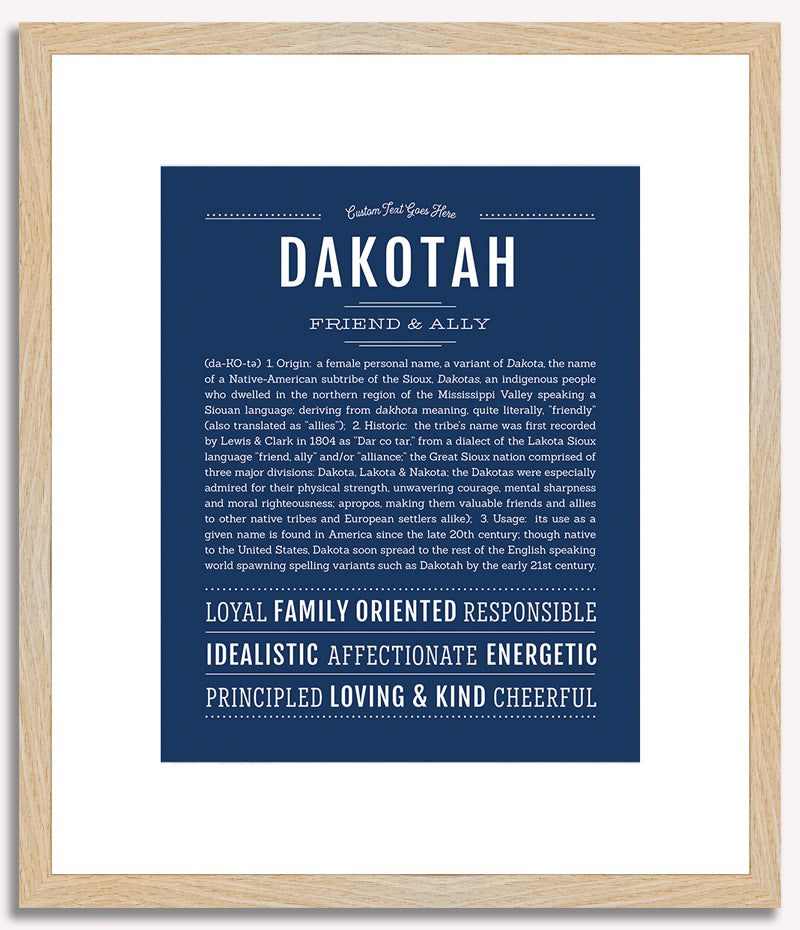 Dakotah | Name Art Print