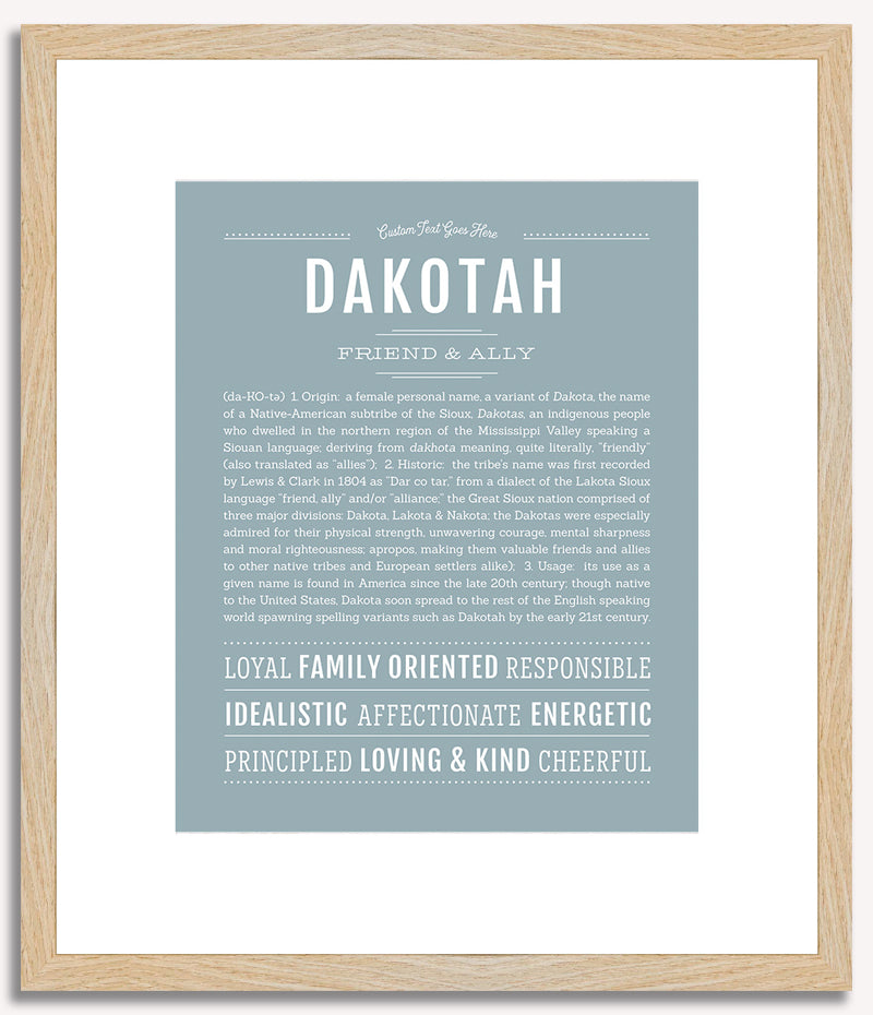 Dakotah | Name Art Print