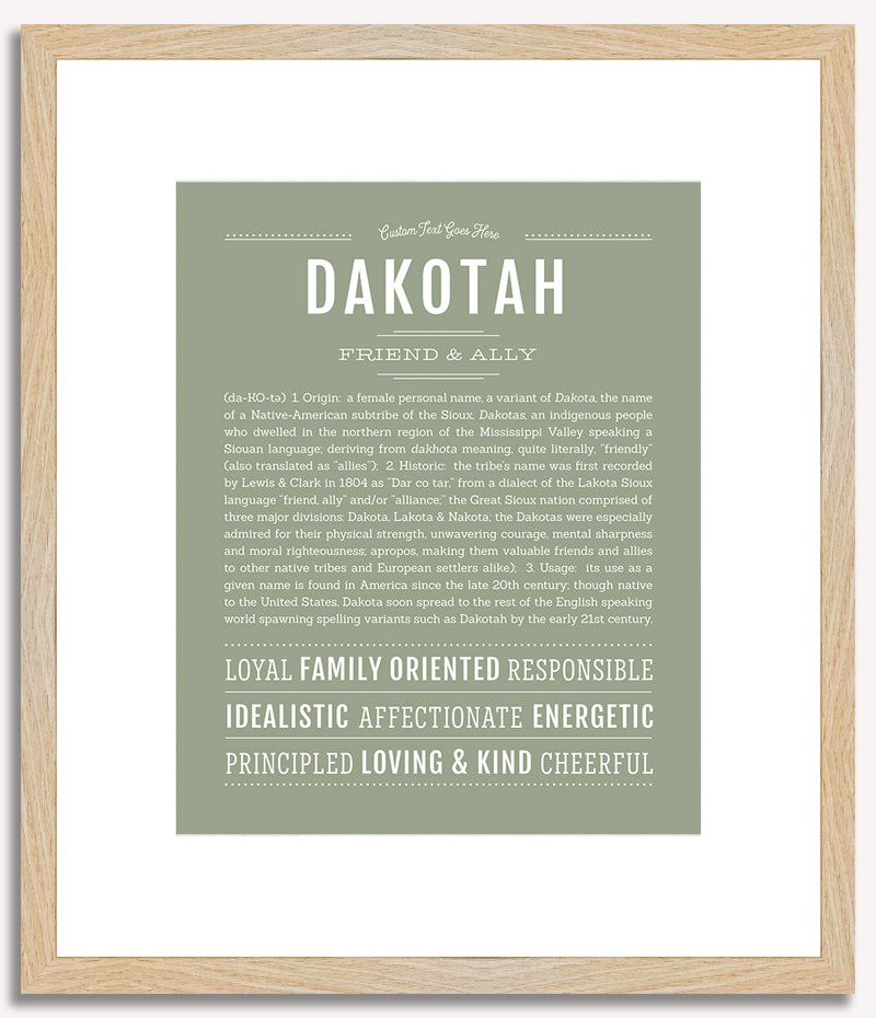 Dakotah | Name Art Print