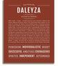 Daleyza | Name Art Print – Name Stories