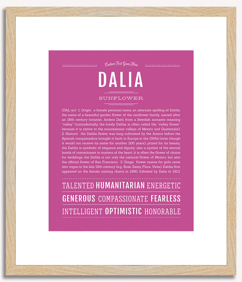 Dalia | Name Art Print