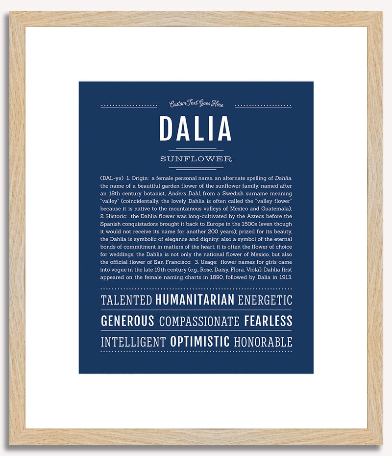 Dalia | Name Art Print