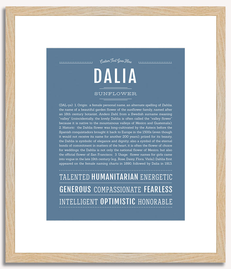 Dalia | Name Art Print