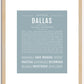 Dallas (female) | Name Art Print