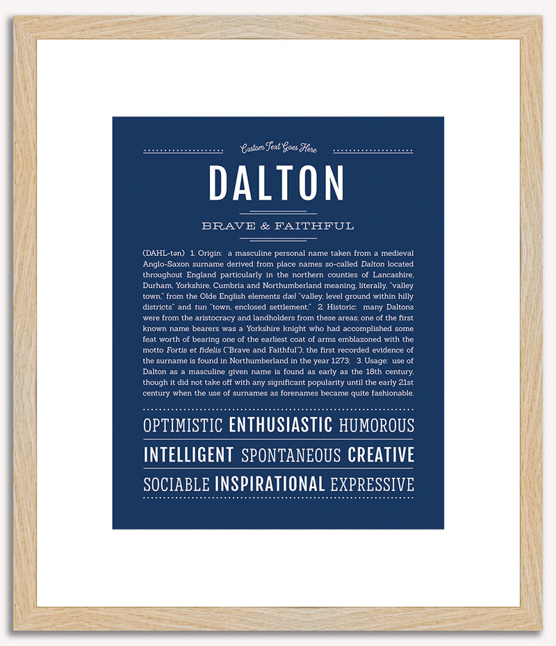 Dalton | Name Art Print