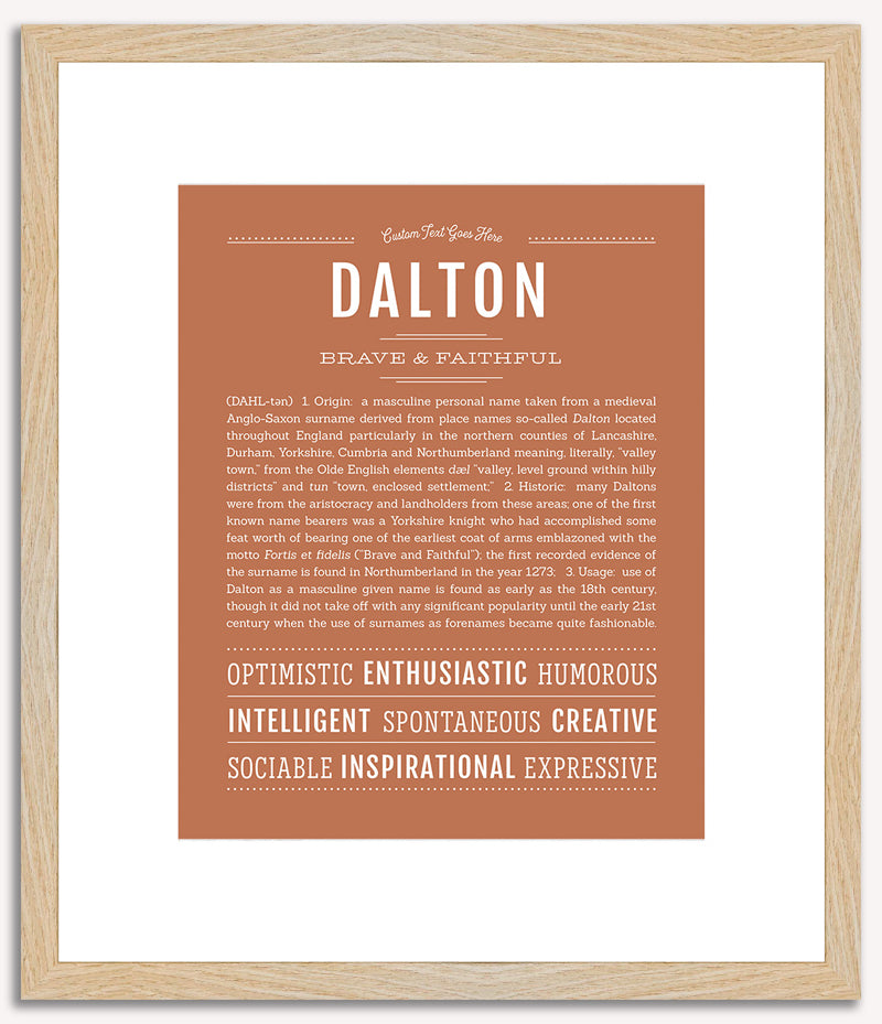 Dalton | Name Art Print