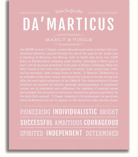 Frame Options | Dusty Rose | No Frame