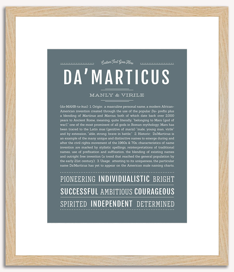 Damarticus | Name Art Print