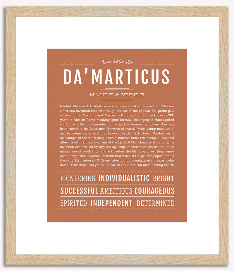 Damarticus | Name Art Print