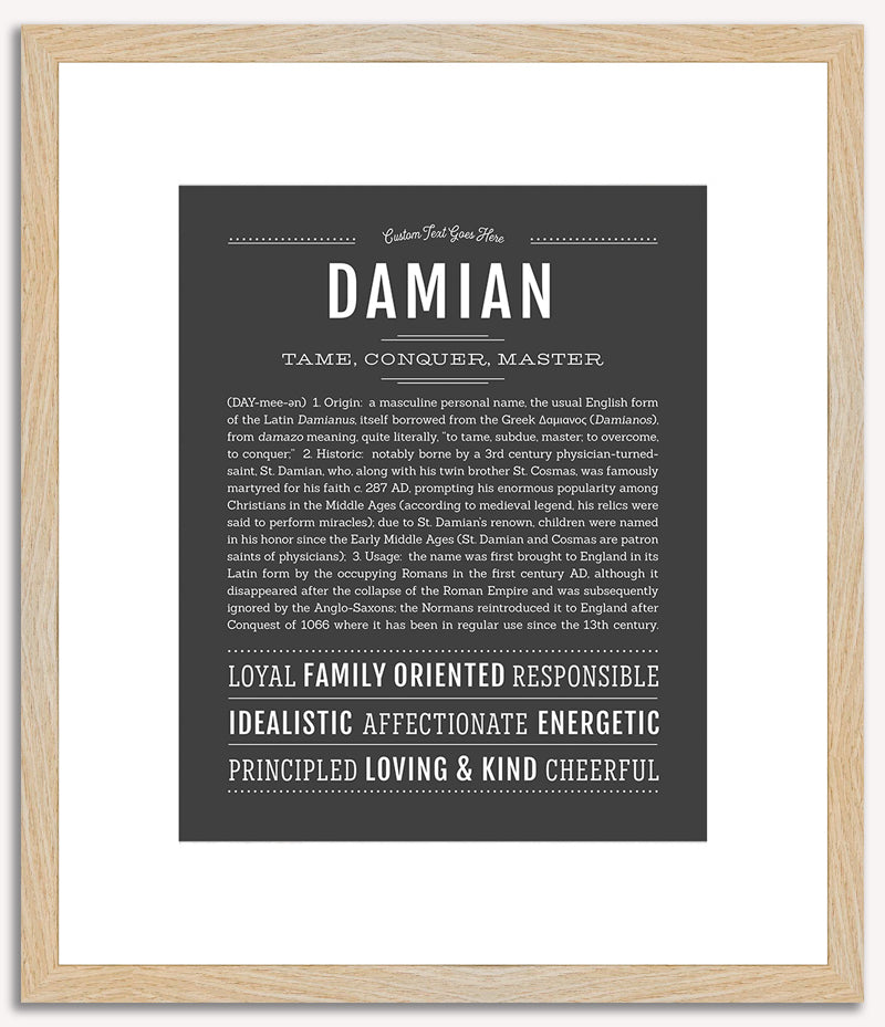 Damian | Name Art Print