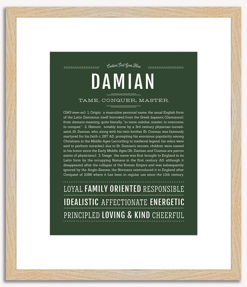 Damian | Name Art Print