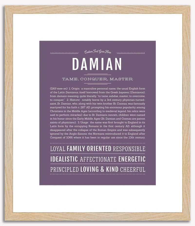 Damian | Name Art Print