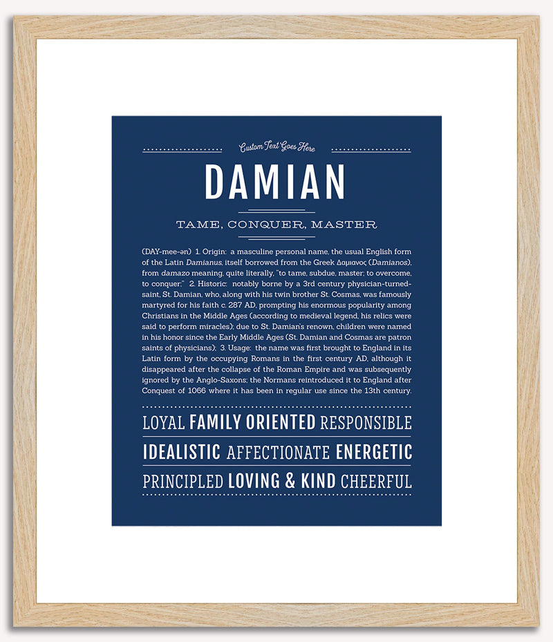 Damian | Name Art Print