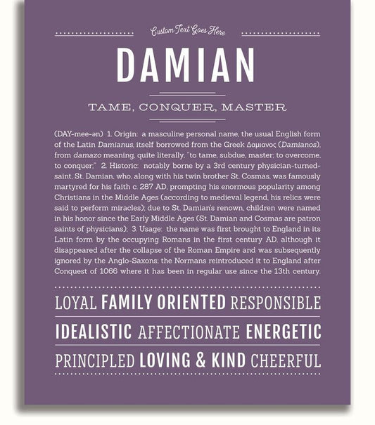 Frame Options | Deep Purple | No Frame