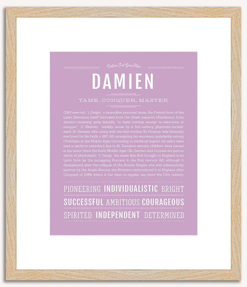 Damien | Name Art Print