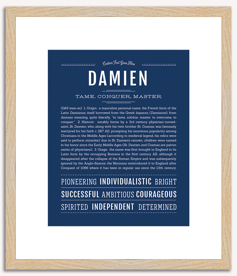 Damien | Name Art Print