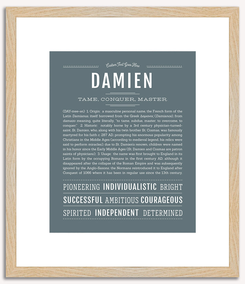 Damien | Name Art Print