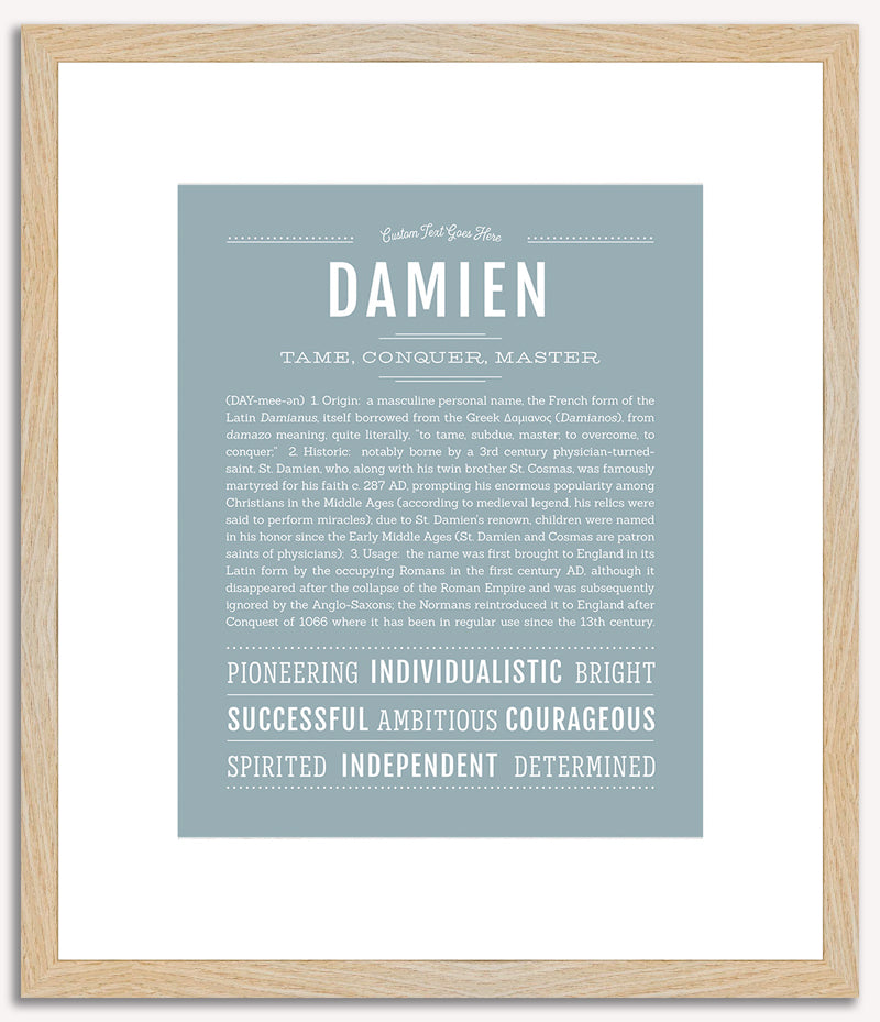 Damien | Name Art Print