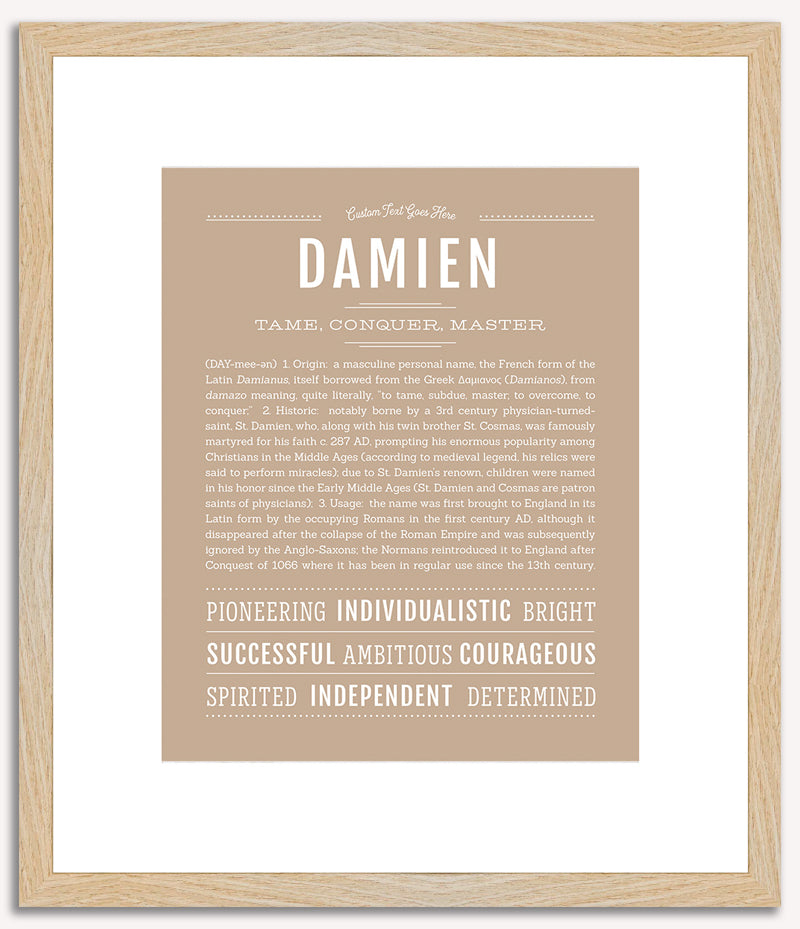 Damien | Name Art Print