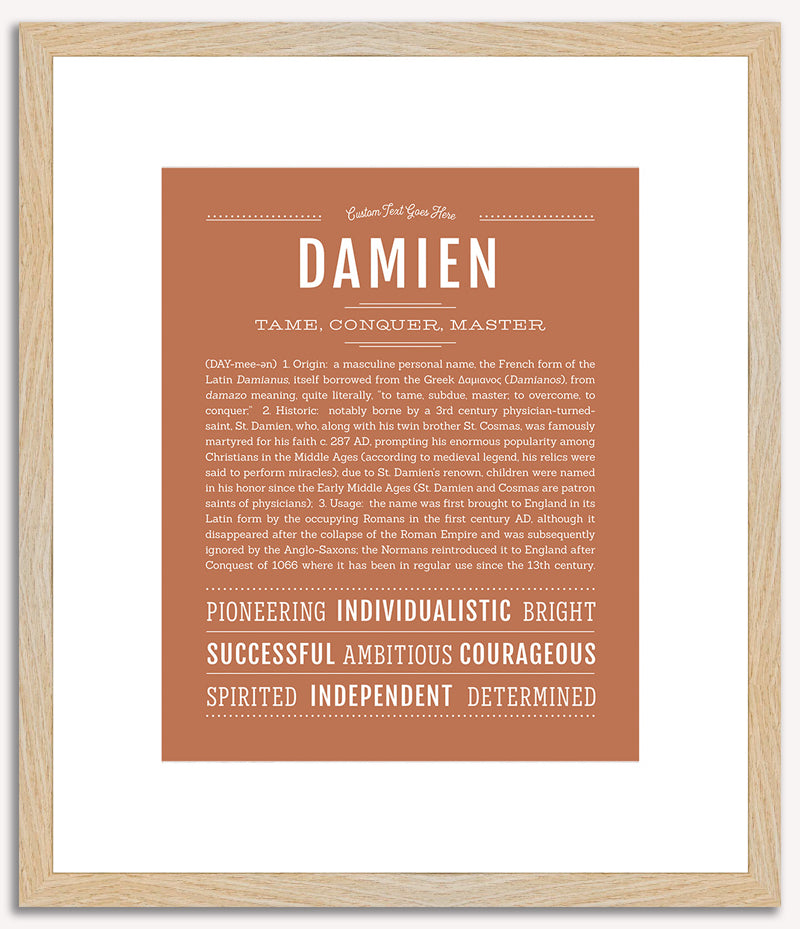 Damien | Name Art Print