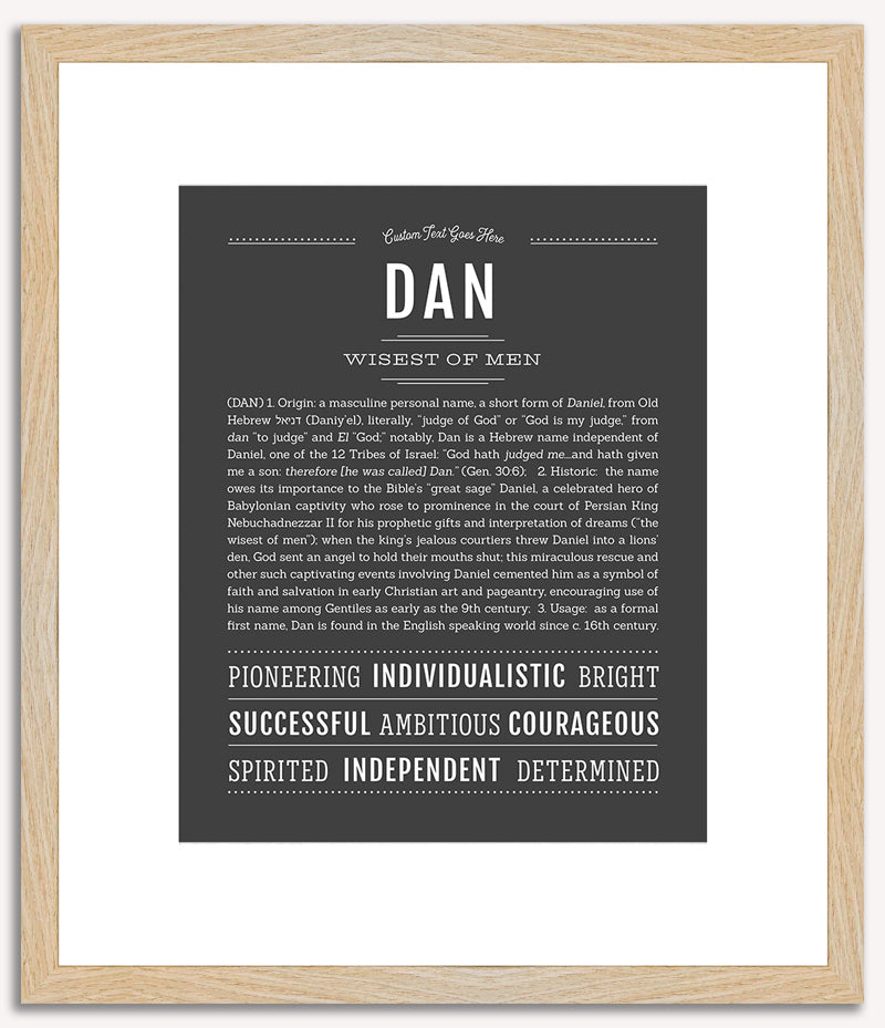 Dan | Name Art Print