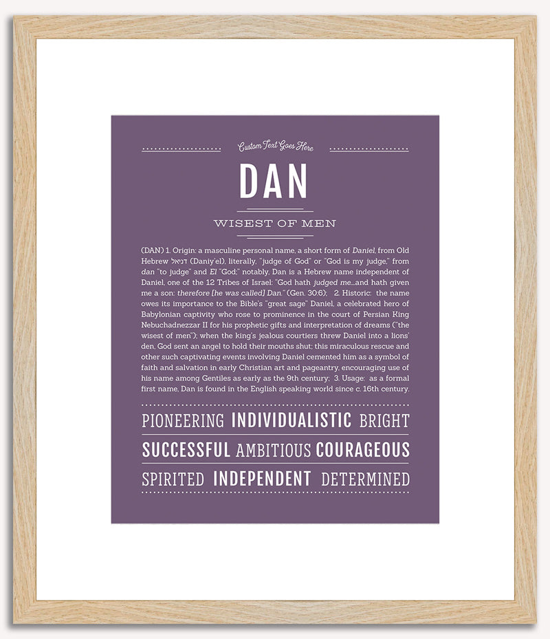 Dan | Name Art Print