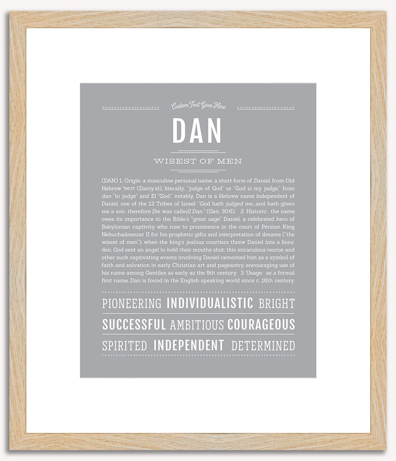 Dan | Name Art Print