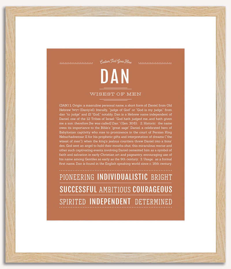 Dan | Name Art Print