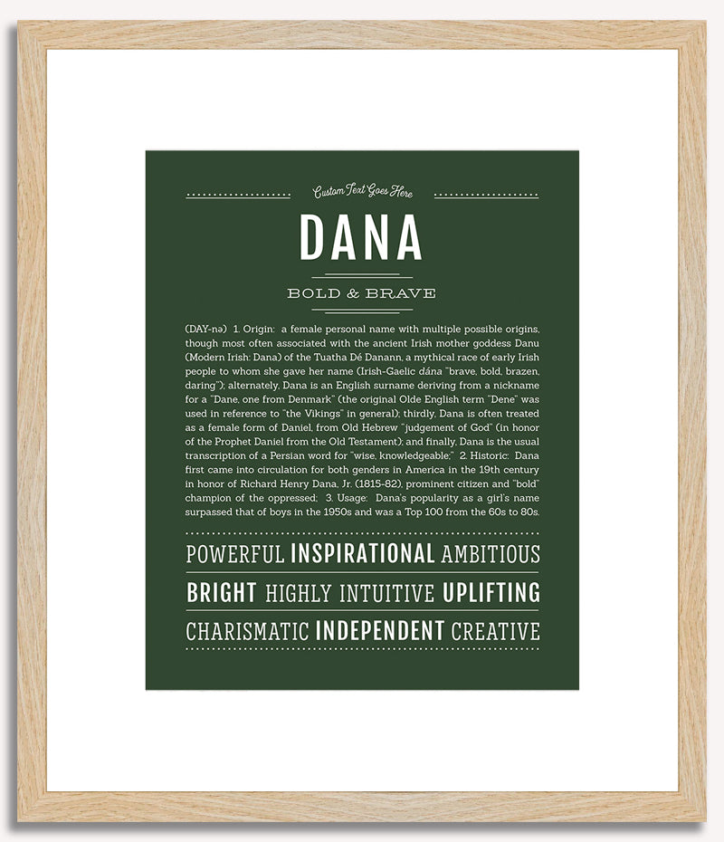 Dana (female) | Name Art Print