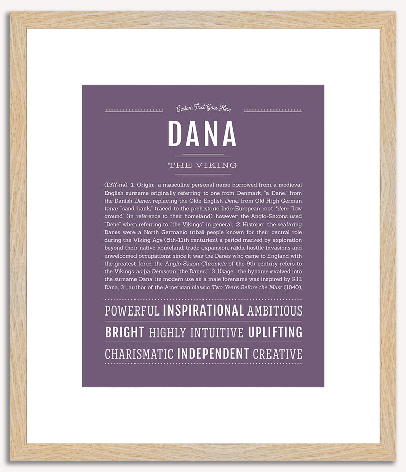 Dana (male) | Name Art Print