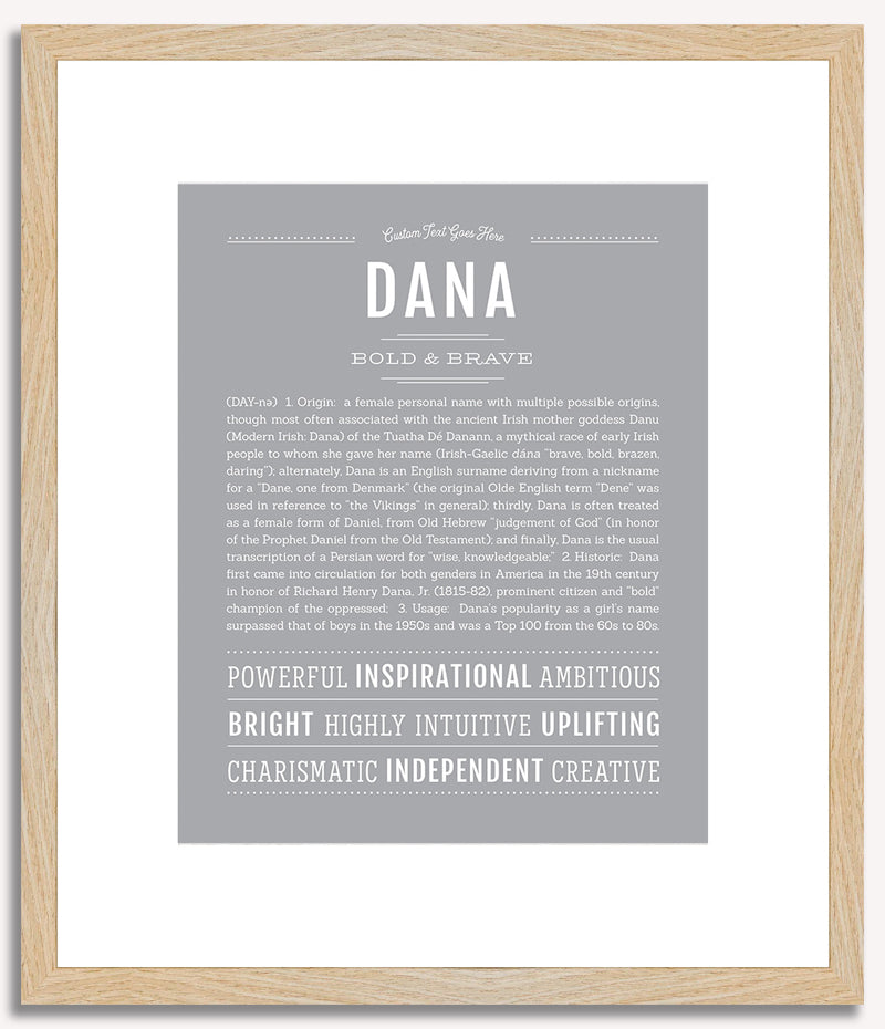 Dana (female) | Name Art Print