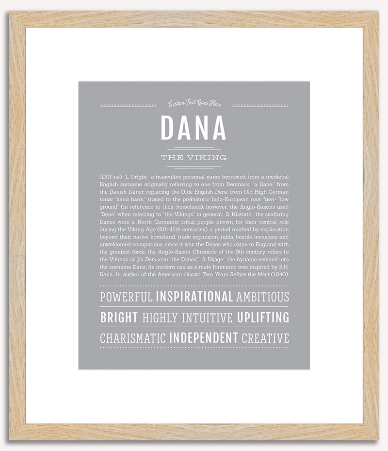 Dana (male) | Name Art Print